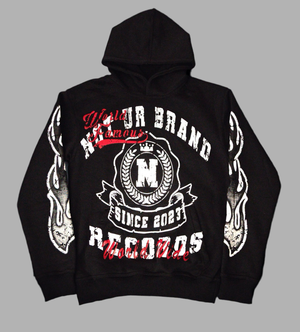 Not Ur Brand Records Sweat suit Top