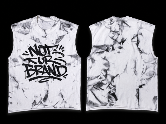 NUB White / Black Sleeveless